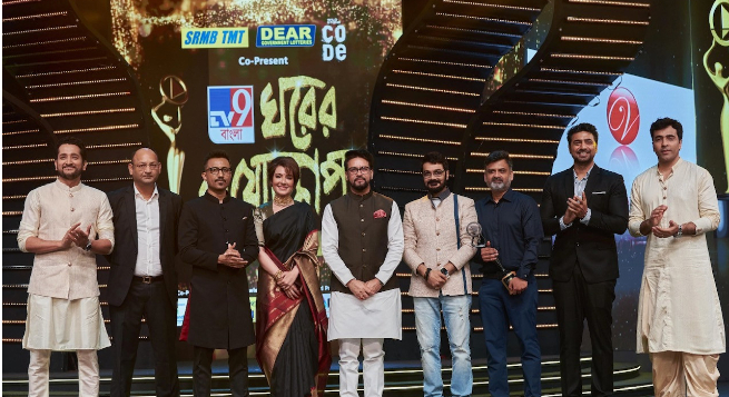 Glitz & glamour galore at TV9 Bangla Ghorer Bioscope Awards ’23