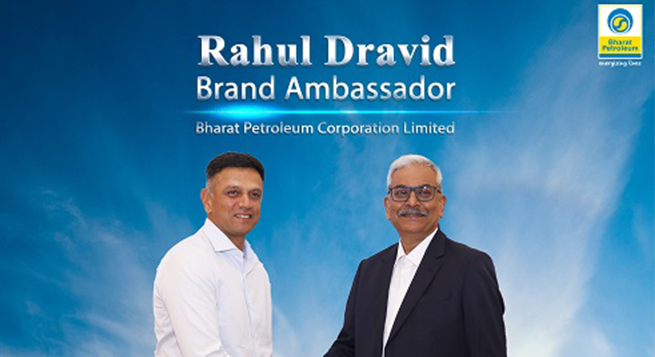Cricket legend Rahul Dravid is BPCL brand ambassador