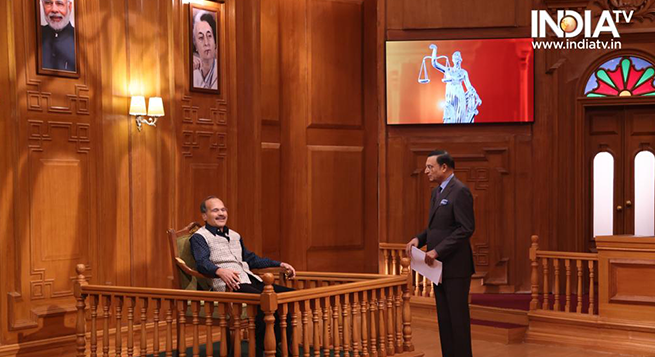 Congress’ Adhir Ranjan on ‘Aap Ki Adalat’: PM must hold Manipur peace rally