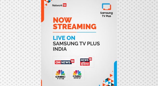 Network18 adds 4 news channels to Samsung TV Plus