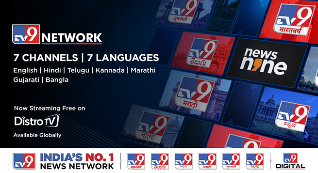TV9 Network’s 7 channels hop onto DistroTV to expand global reach