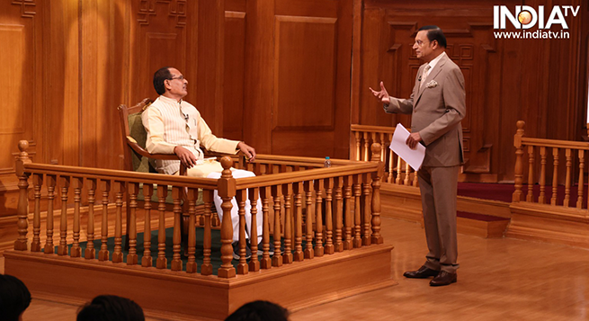 Party to decide on CM after polls, Shivraj tells 'Aap Ki Adalat'