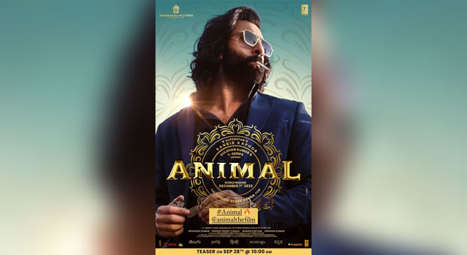 Ranbir Kapoor starrer ‘Animal’s new poster out