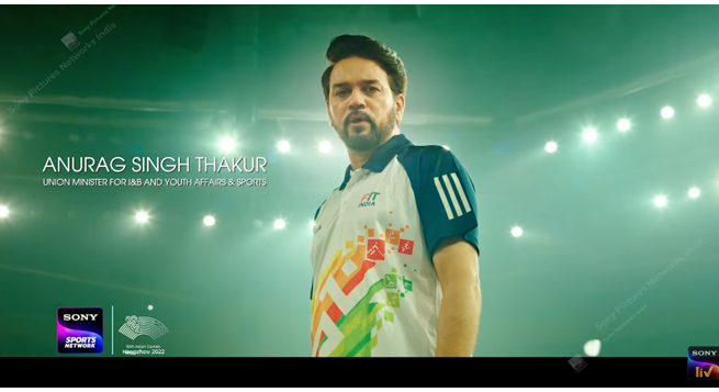 Sony Sports’ Asian Games campaign features Anurag Thakur, celebs