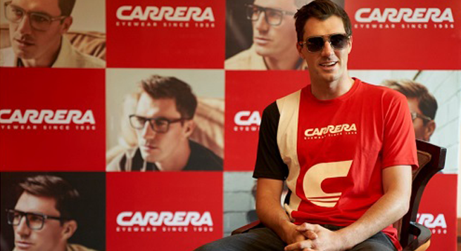 Aussie cricketer Pat Cummins is Carrera brand ambassador