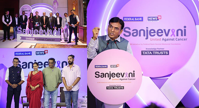 Federal Bank Hormis Memorial Foundation, News18, and Tata Trusts launch 'Sanjeevani' cancer awareness initiative