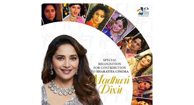 IFFI honours Madhuri Dixit with special recognition