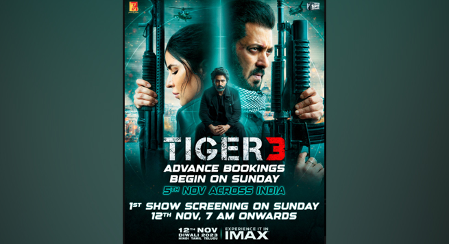 YRF to open booking for ‘Tiger 3’ on Nov 5