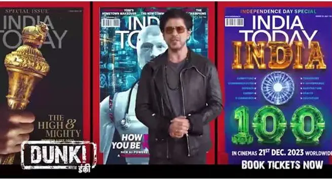 India Today collaborates with SRK's ‘Dunki’