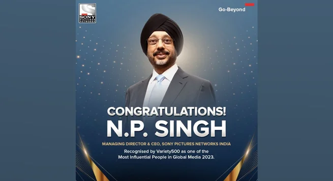 Sony’s NP Singh among top global media influencers in Variety500