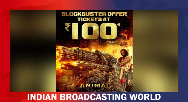 'Animal' movie lowered to Rs 100