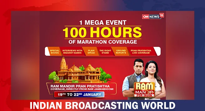 CNN-News18 100-hour live coverage of Ram Temple
