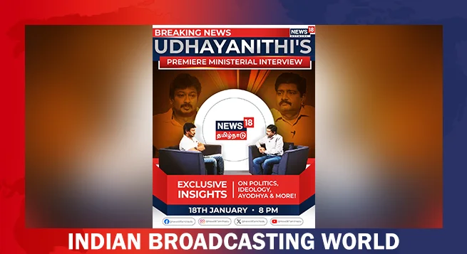 News18 Tamil Nadu to air exclusive Interview with Udhayanidhi Stalin