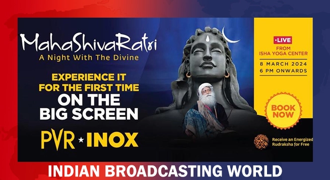 PVR INOX, Isha Centre in pact for Mahashivaratri celebrations