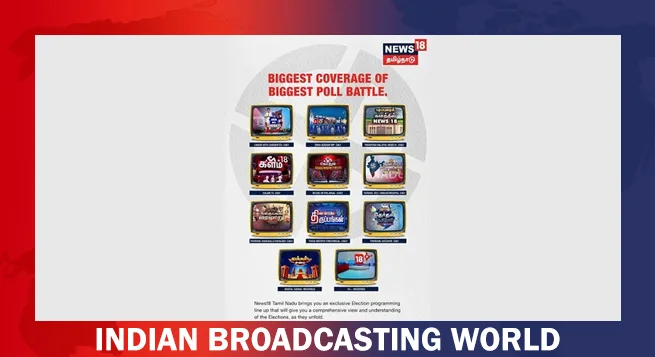News18 TN unveils 2024 election programming lineup