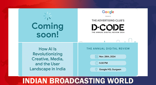 The Advertising Club to hold D:CODE on Nov 28