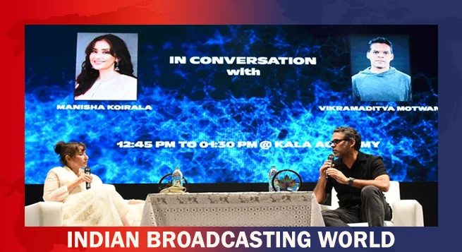 Discussing content with director Motwane, Manisha feels streaming a game changer