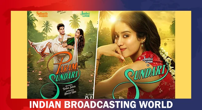 Sidharth Malhotra, Janhvi Kapoor unite for romantic film ‘Param Sundari’