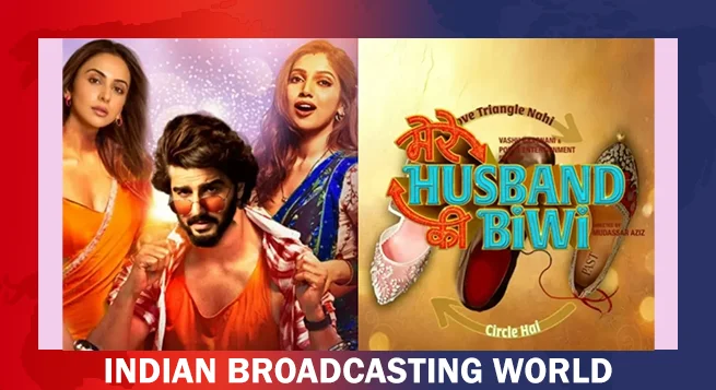 'Mere Husband Ki Biwi': Arjun Kapoor, Bhumi Pednekar, Rakul Preet Singh indulge in a love-filled tug