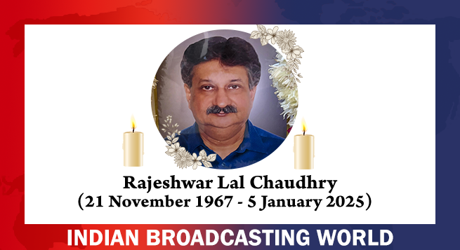 Dr. AK Rastogi pays tribute to Rajeshwar Lal Choudhary, celebrates his legacy in the Cable TV Industry