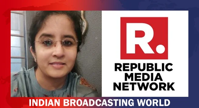 Shruti Bhargava returns to Republic Media Network