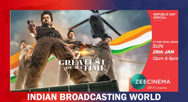 Zee Cinema to air ‘GOAT’ on R-Day