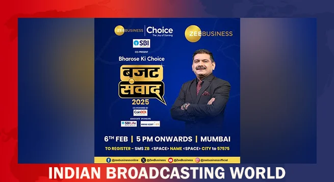 Zee Business’ Budget Samvad 2025 to be held today