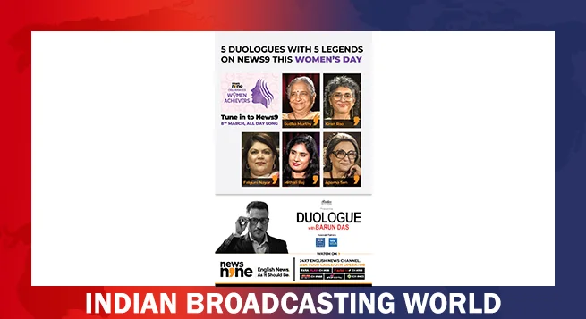 News9's Duologue with Barun Das presents special Women’s Day telethon
