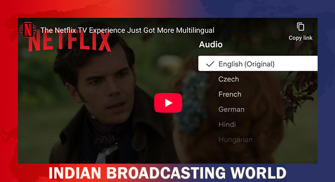 Now, Netflix shows on TV have more language options