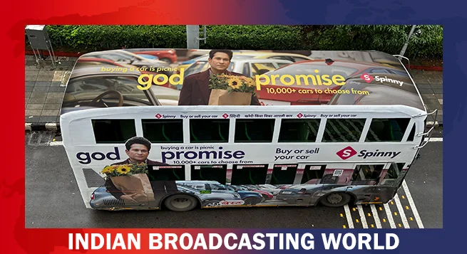 Spinny’s ‘God Promise’ Sachin campaign hits the Indian roads