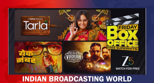 ZEE5 unlocks free access to blockbuster films every Friday