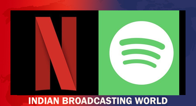 Netflix holds talks with Spotify to expand live TV content, WSJ reports