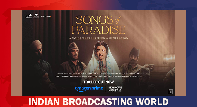 Kashmiri female singer's tale, ‘Songs of Paradise’, to air on Prime Video Aug 29