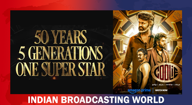 Rajinikanth’s 50-year journey celebrated by Prime Video
