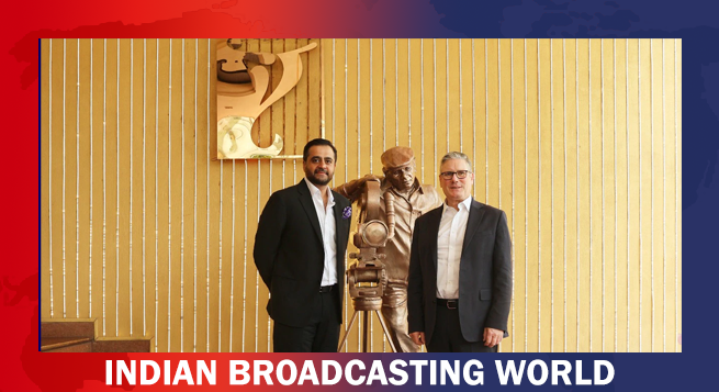 UK PM visits YRF studio; bats for upping creative collabs