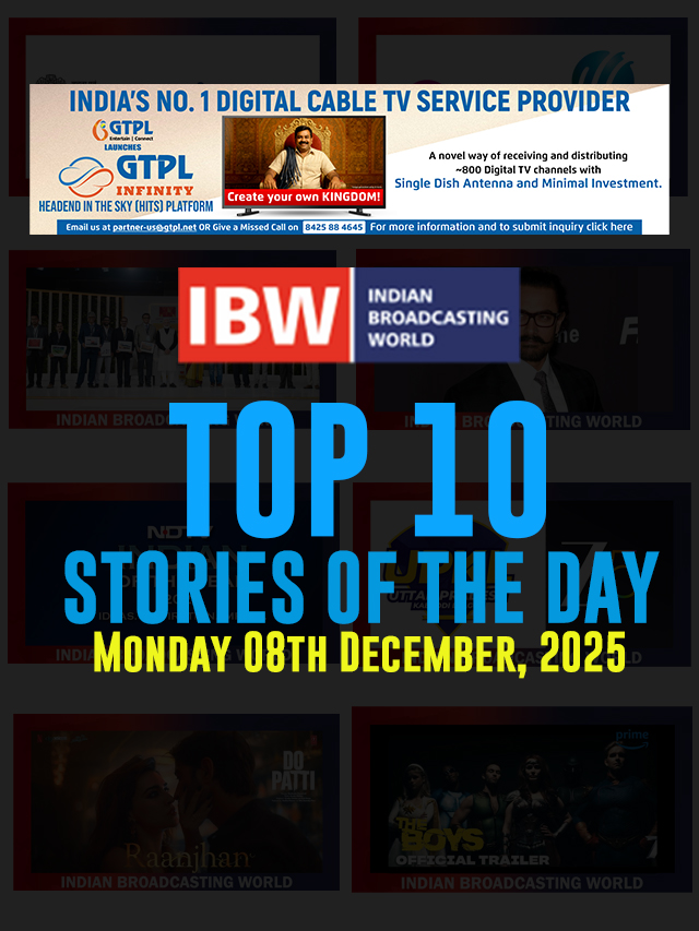 Top 10 Stories of day ( Monday, 08th December 2025)