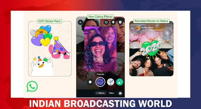 WhatsApp adds festive features as New Year messaging hits peak