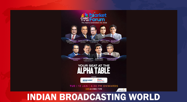 CNBC-TV18 to launch Market Forum focused on alpha generation for 2026