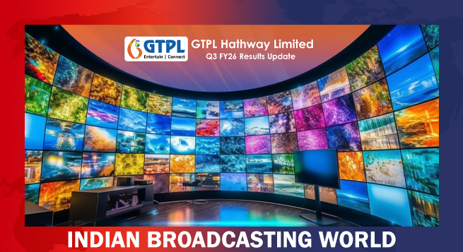 GTPL Hathway reports 14% rise in PBT, revenue grows 5% in Q3 FY26