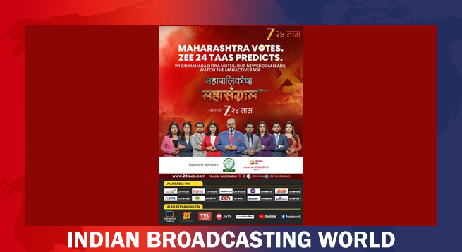 Zee24 Taas rolls out 72-hour coverage for M’rashtra civic polls